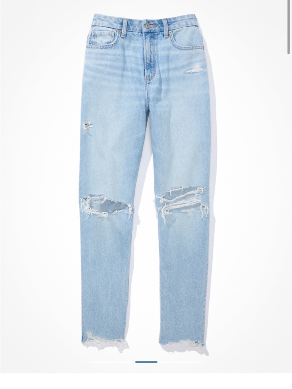 AE Strigid Curvy Ripped Mom Jean